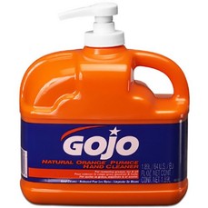 GoJo Orange Pumice 1/2 Gallon Pump Jugs 2 Units