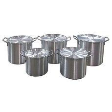 Stock Pot Set-5 Piece Aluminum